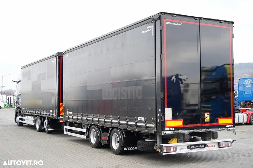 DAF XG 480 / COMBINAȚIE TANDEM / 120 M3 / TRAVERSE / 6x2 / PUNTE RELAXABILĂ / I-PARK COOL / WECON / SAF / 2023 - 2