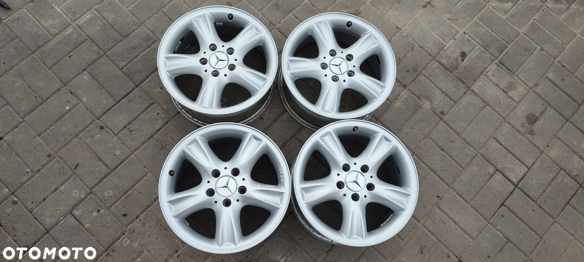 FELGI STOPNIOWANE  2094010102 7Jx16 CALI ET37 FELGI 5x112 MERCEDES 2094011102 8Jx16 CALI ET 32 W209 W203 - 1