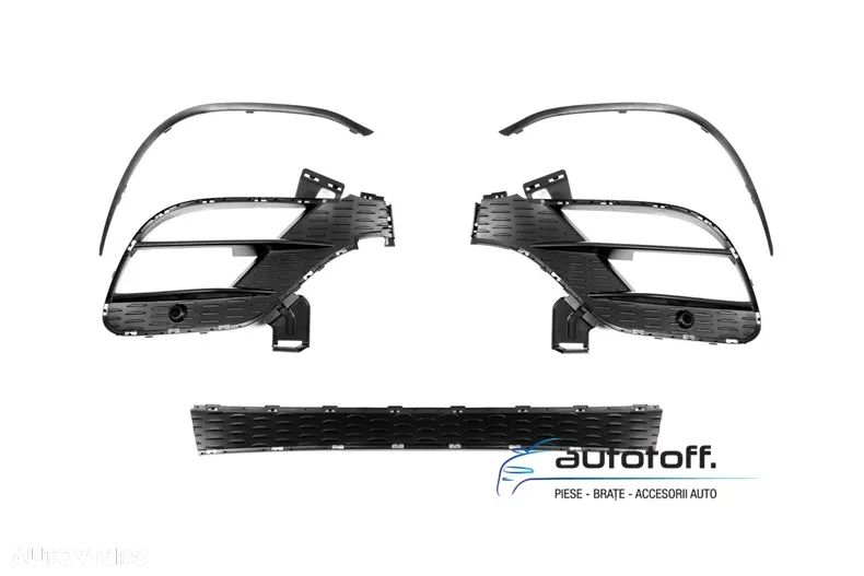 Bara fata compatibila Mercedes GLE SUV W167 Coupe C167 (2019+) 63AMG Chrome Design - 8