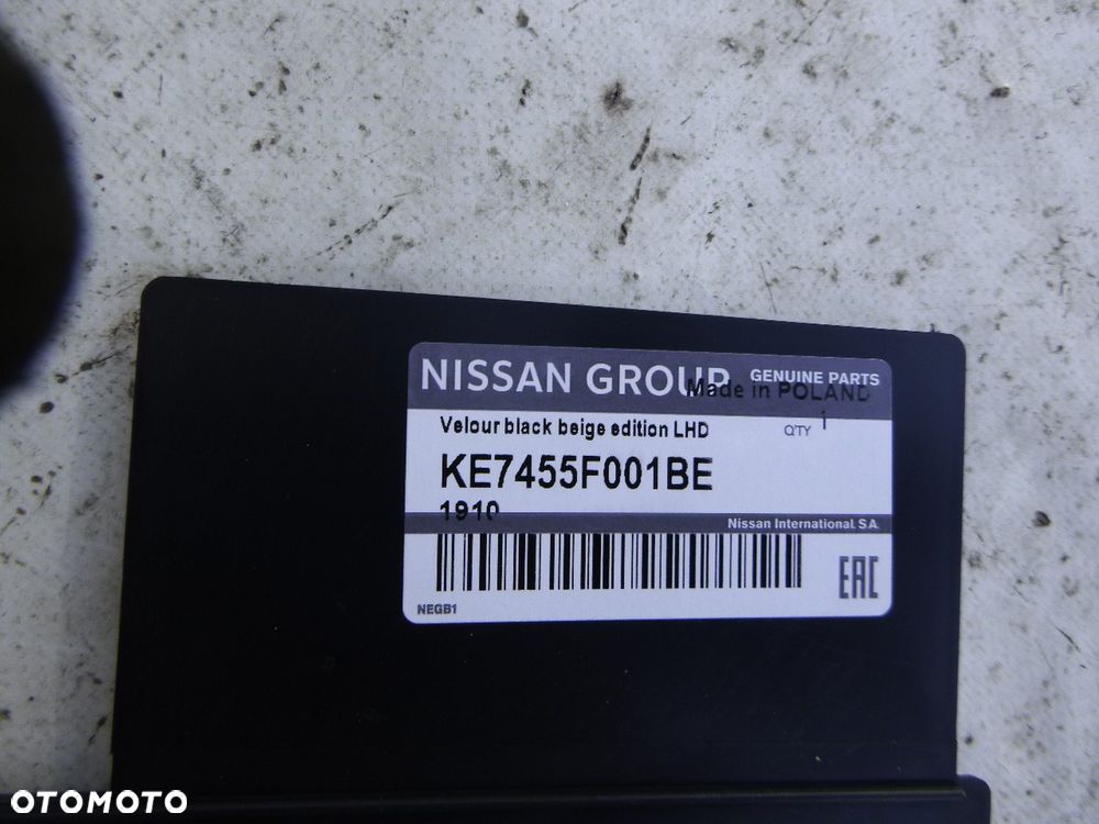 nissan micra k14 dywaniki oryginał oe welurowe nowe - 2