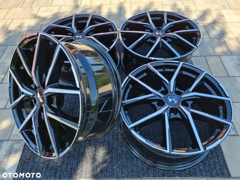 Felgi DS 18 " Nowe aluminiowe 5x108 DS4 , DS7 Crossback DS9 czarny/poler - 4