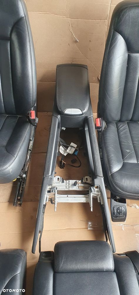 Fotele kanapa boczki podłokietnik komplet skóra elektryczne Mercedes ML W164 - 5
