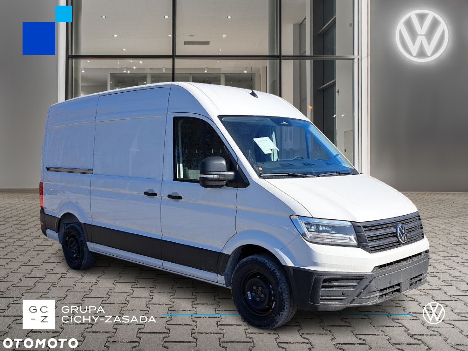 Volkswagen Crafter 35 Furgon z wysokim dachem silnik: 2,0 l EU6 SCR 177 KM / skrzynia biegów: 4MOTION automatyczna 8-biegowa rozstaw osi: 3640 mm - 7