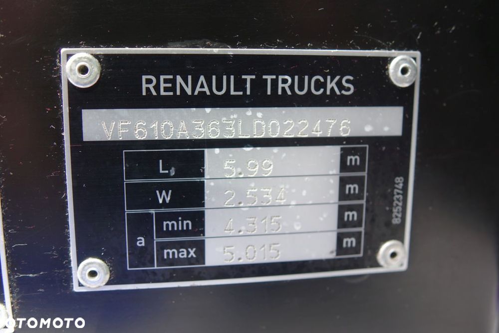 Renault GAMA T HIGH 480 DTI13 / EURO 6 / STANDARD / AUTOMAT / KLIMATYZACJA POSTOJOWA / 2 ZBIORNIKI PALIWA - 32