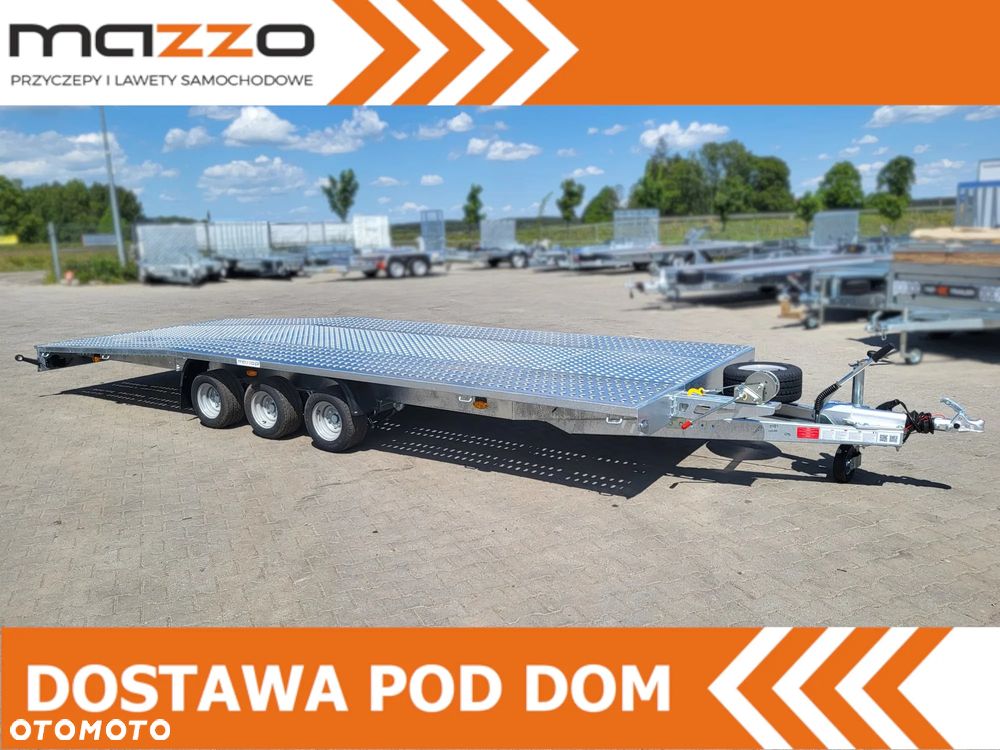 Niewiadów Laweta 600x210cm DMC 3500 kg IDEALNA POD BUSY koło zapasowe, wciągarka i AMORTYZATORY - 1