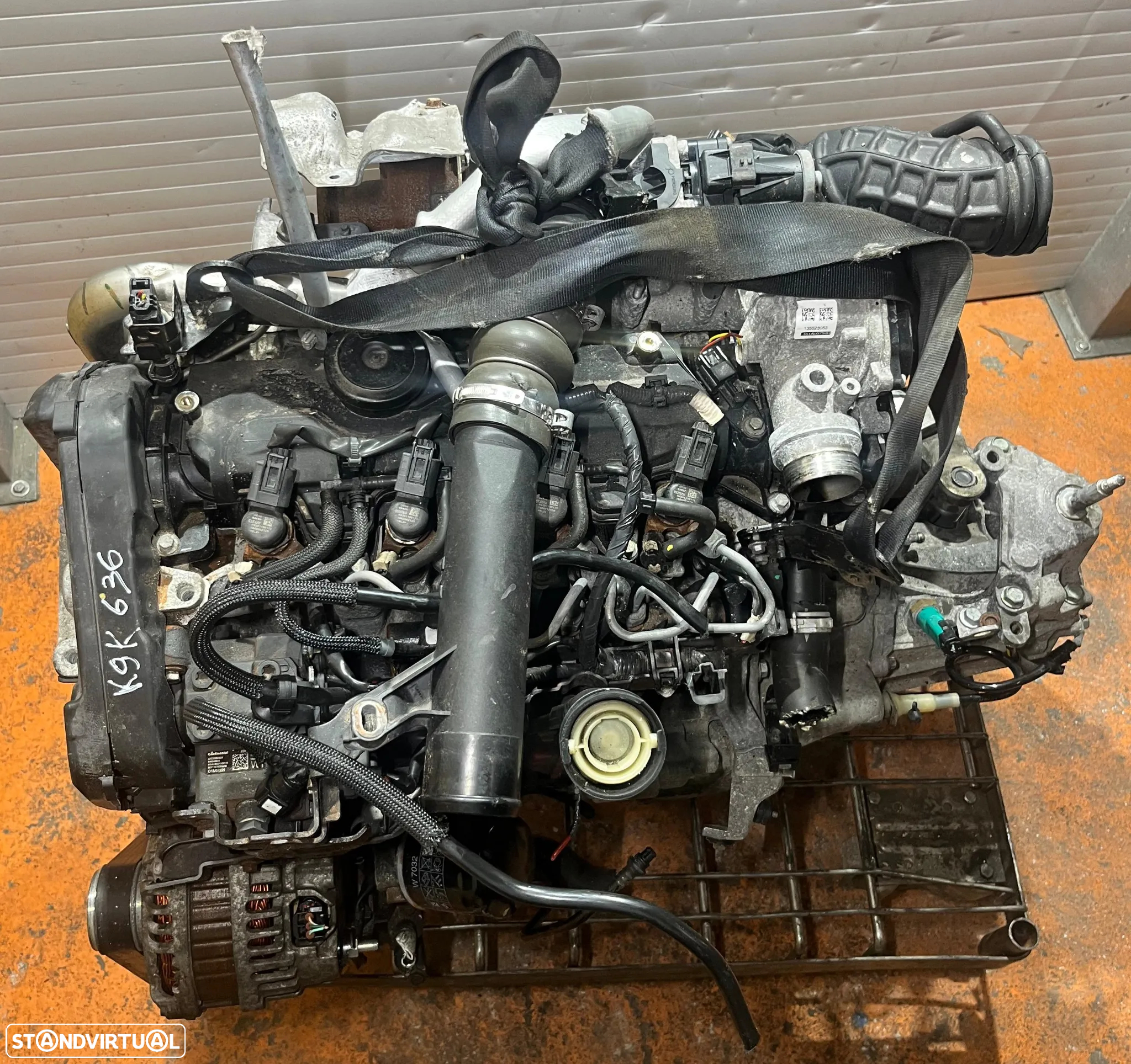 Motor Renault Megane/Nissan Juke 1.5 DCI Ref: K9K636 - 2