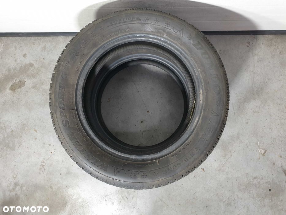 2szt. 215/60/17 96H Dunlop Winter Sport 5 SUV 5mm 2019r [ 9853 ] - 2