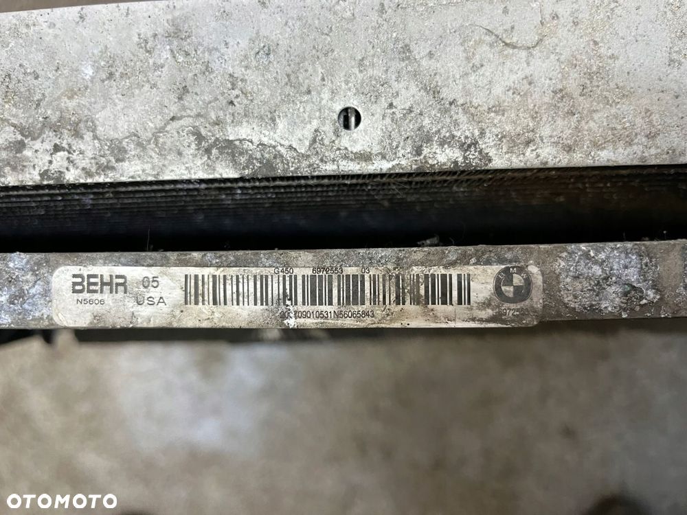 BMW X5 E70 chlodnica wody klimatyzacji intercooler ramka chlodnic 3.0 D M57 - 8