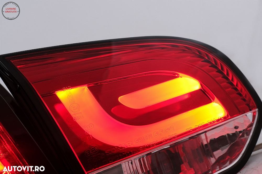 Stopuri LED VW Golf 6 VI Hatchback (2008-2013) Rosu Clar- livrare gratuita - 8