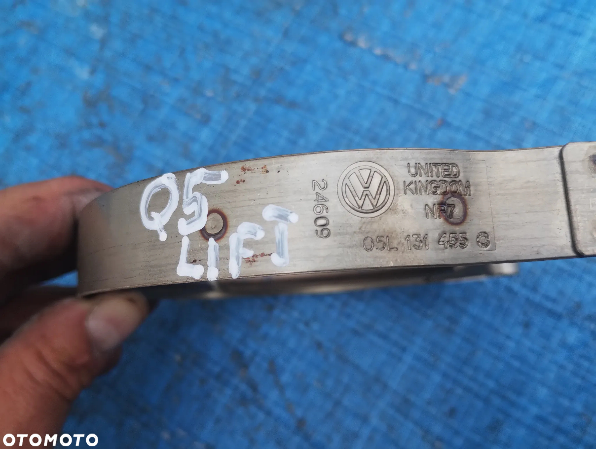 Audi Q5 80A Opaska Cybant DPF Filtra Tłumika 05L131455C - 2
