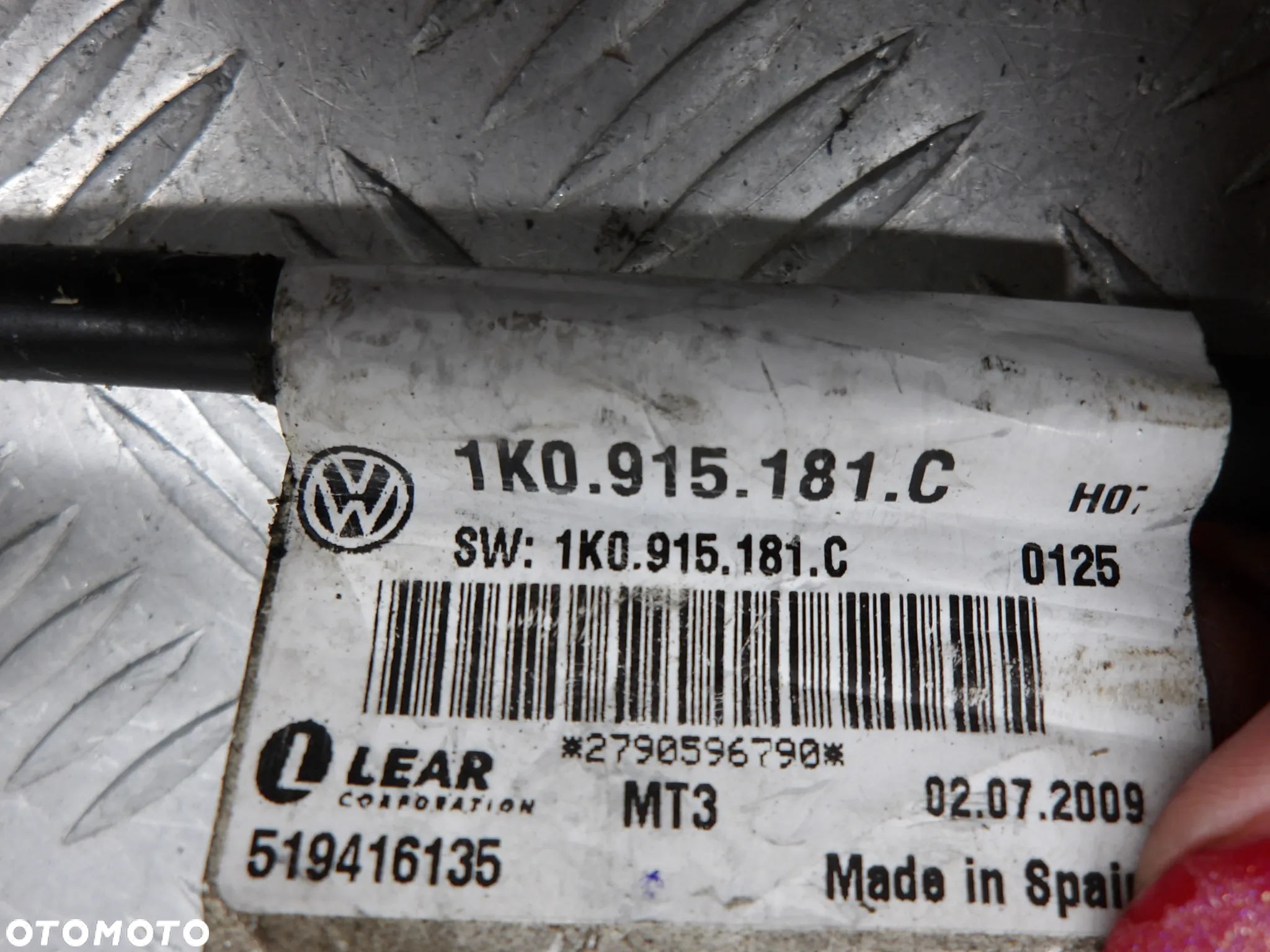 VW PASSAT B6 KOMBI 1.6TDI 2009r. KLEMA MINUSOWA 1K0915181C - 4