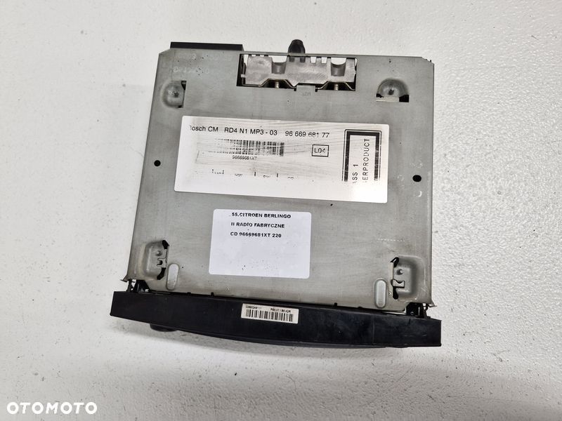 citroen berlingo ii radio fabryczne cd 96669681xt - 4
