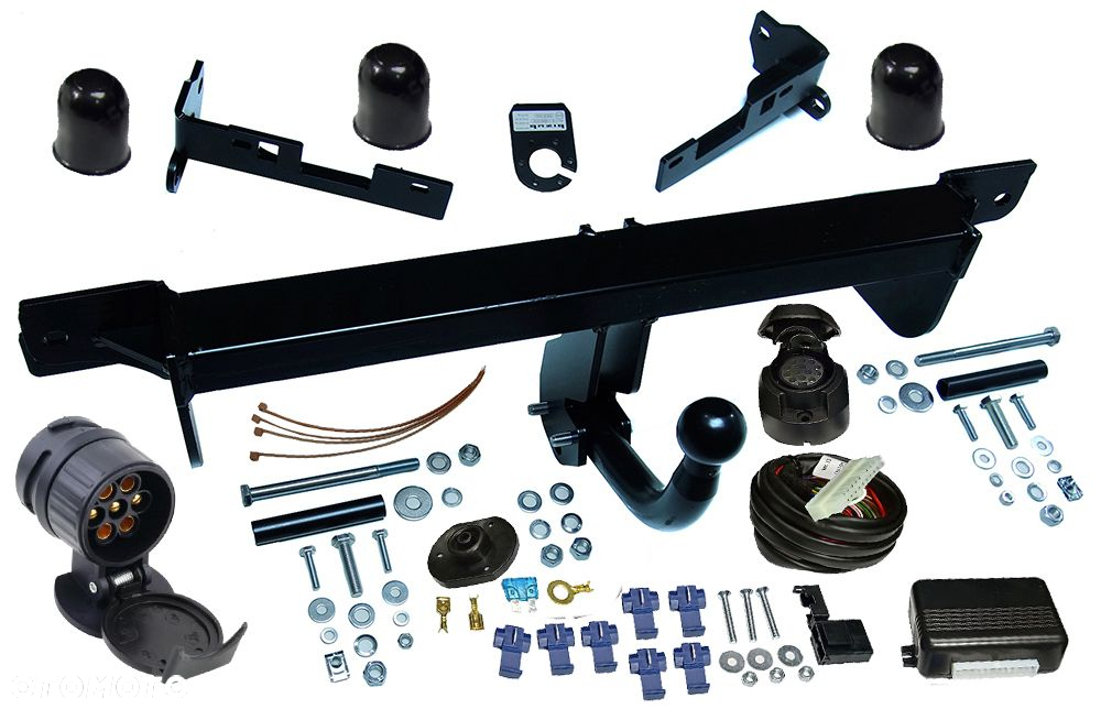 OPEL ZAFIRA 2 B II 2005-14 HAK HOLOWNICZY + MODUŁ13PIN + ADAPTER 13/7 - 2