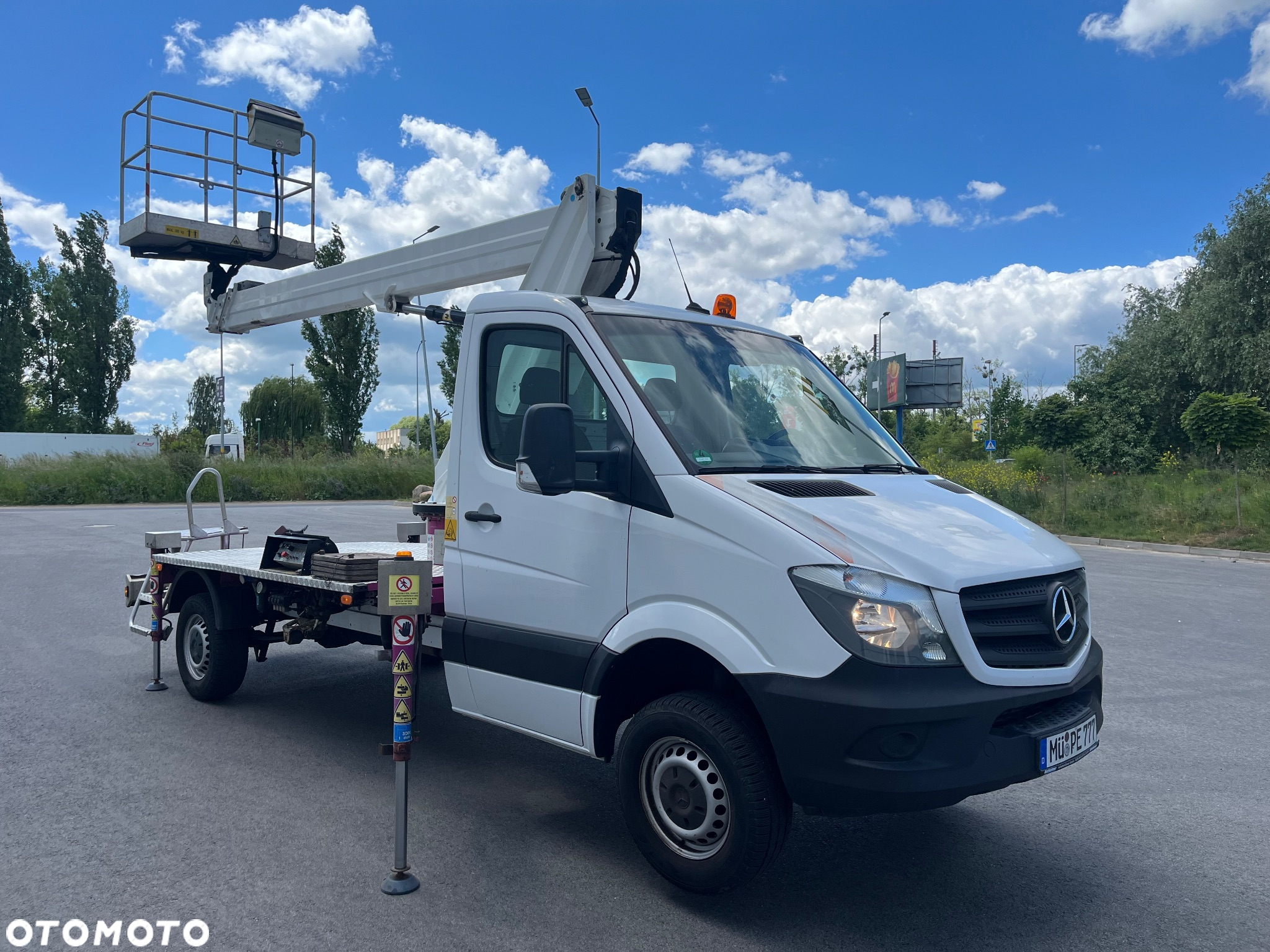 Mercedes-Benz Podnośnik Koszowy Zwyżka GSR 180T 18 metrów 13 metrów w Bok!Super Stan! UDT! jak Wumag Ruthmann Multitel! Kosz 300KG - 11