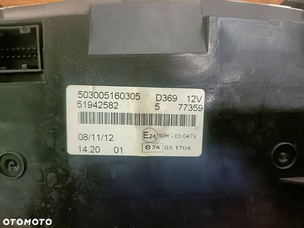 FIAT DOBLO II 10-21 2012 r. 1,6 D MULTIJET 105 KM liczniki zegary * - 6