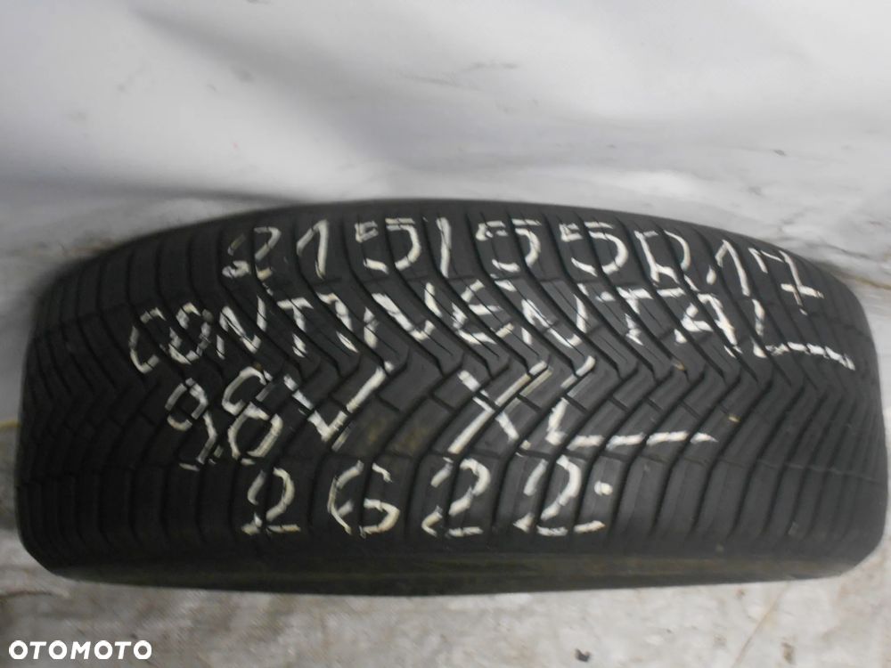 OPONA POJEDYNKA 215/55R17 CONTINENTAL ALLSEASON CONTACT XL DOT 2622 7.2MM - 1