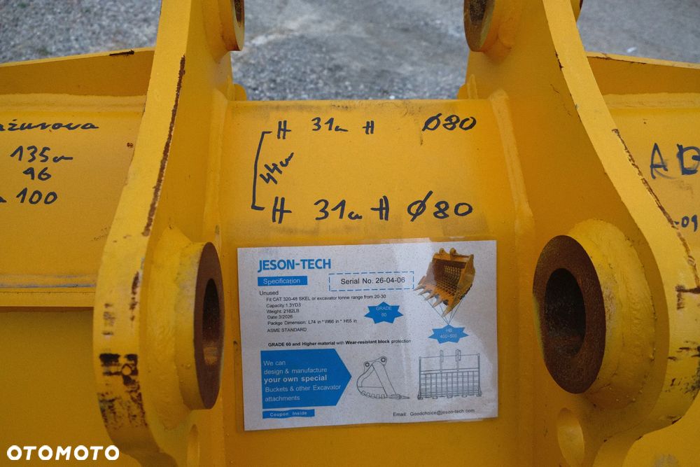 łyżka ażurowa miller 1,2m3 do koparki 0d 20do30 ton - 4