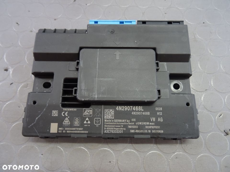 4N2907468L modul Gateway Audi A7 C8 A7 A8 czesci