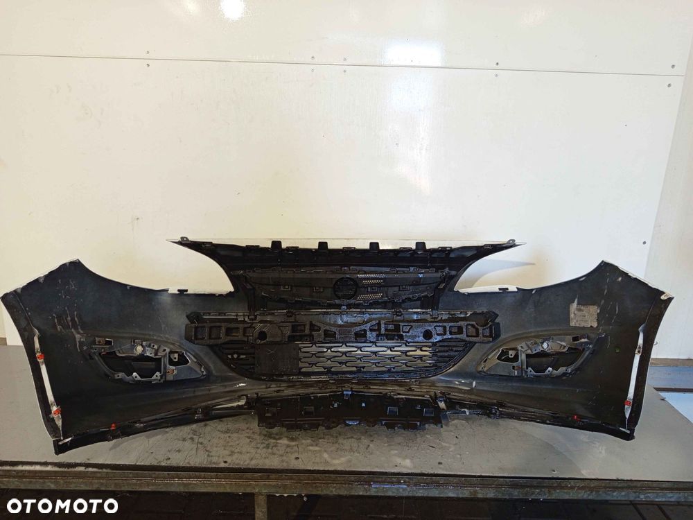 ^ ZDERZAK PRZÓD PRZEDNI OPEL ASTRA J 4 IV LIFT FL Z40R BIAŁY HALOGENY - 5