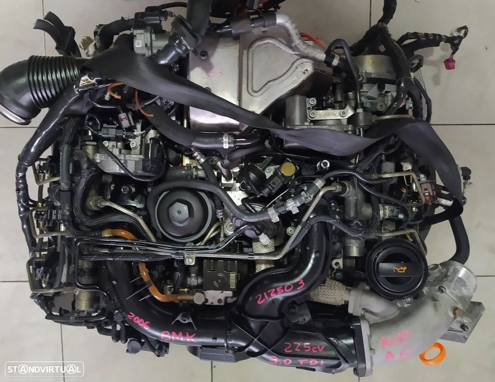 Motor Audi A6 3.0TDI V6 225cv BMK 3.0 TDI quattro caixa automatica ZF 6HP-19 GZW - 8