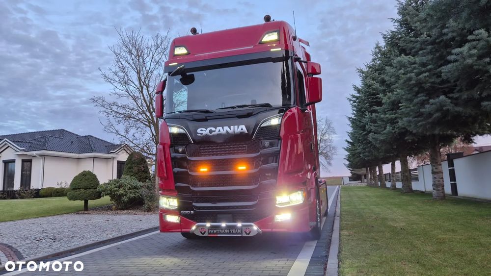 Scania SCANIA///S530///V8///2022/// FULL LED///ALUFELGI/// KLIMATYZACJA POSTOJOWA/// ZABUDOWY MIĘDZYOSIOWE/// SKÓRZANE FOTELE///WAGA/// STAN JAK NOWY///RETARDER/// - 7