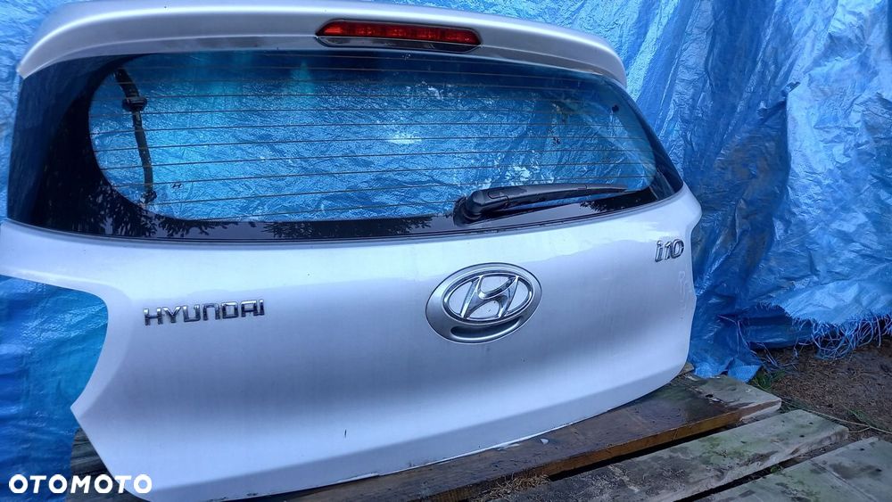 HYUNDAI I10 II 2017 LAK RYS KLAPA BAGAŻNIKA TYŁ - 3