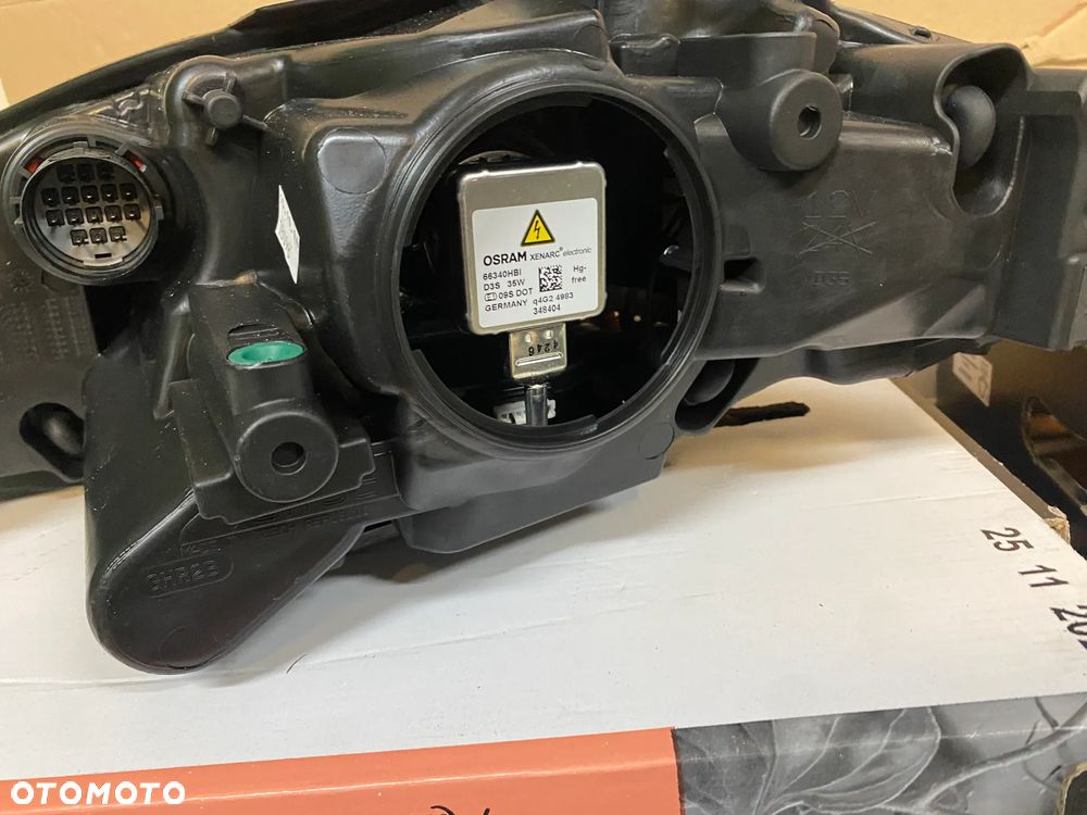 lampa jaguar xf X250 bi xenon skętny led prawa eu cała - 6