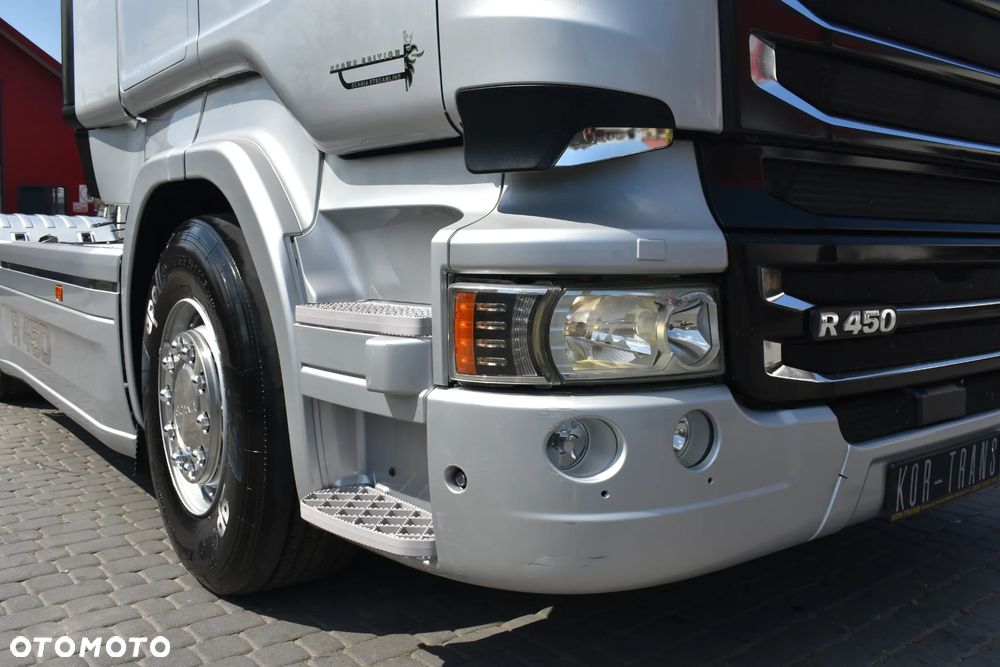 Scania R450 // CROWN EDITION // NAVI // FULL LED TYŁ I PRZÓD // SKÓRY // METALIK // DUŻA NAVI // KLIMA POSTOJOWA // - 14