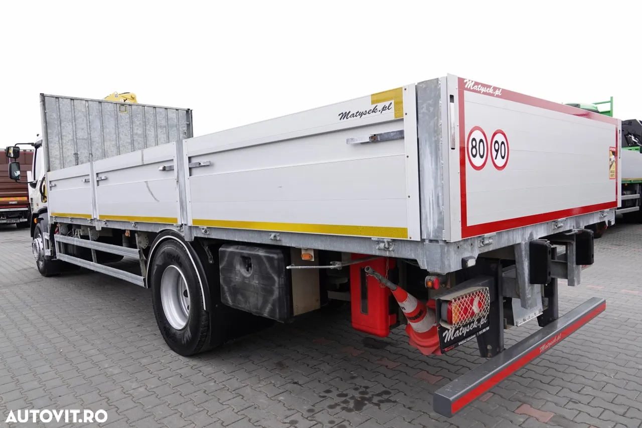 DAF LF 250 / 4X2 / CUTIE - 7.30 + HDS HYVA HB 150XE3 / RADIOCOMANDĂ / ROTATOR / CAPACITATE MAX: 5200 KG / EURO 6 - 11