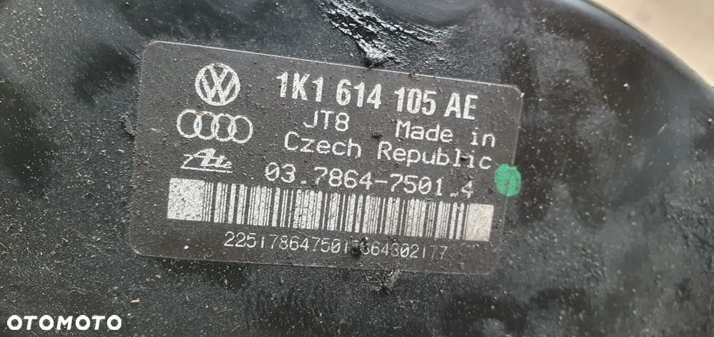 Serwo wspomaganie hamulca pompka AUDI A3 8P 1.9 TDI 1K1614105AE - 6