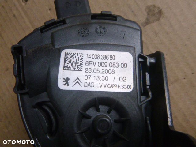 POTENCJOMETR PEDAŁU GAZU CITROEN C8 2.0 HDI 136 KM - 6