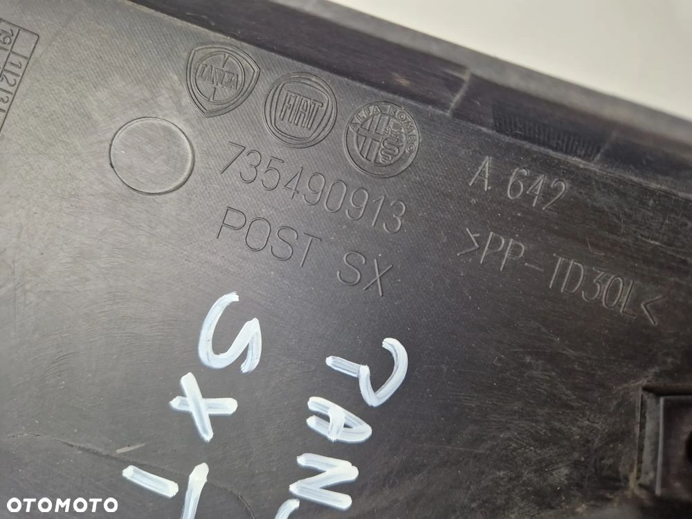 Listwa nakładka lewego tylnego błotnika na błotnik Fiat Panda III 4x4 od 2012 roku - 7