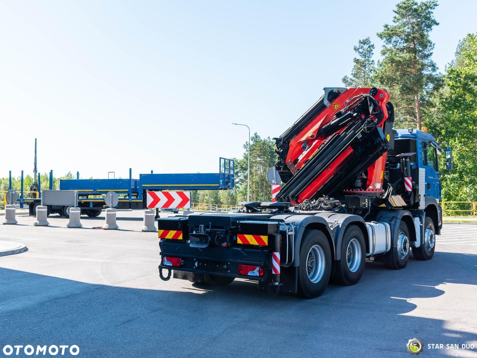 MAN TGA 35.440 8X6H PALFINGER PK 60002 Wciągarka Naczepa Siodło - 8