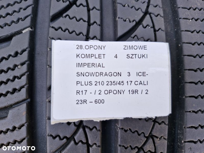 OPONY ZIMOWE KOMPLET 4 SZTUKI IMPERIAL SNOWDRAGON 3 ICE-PLUS 210 235/40 17 - 3