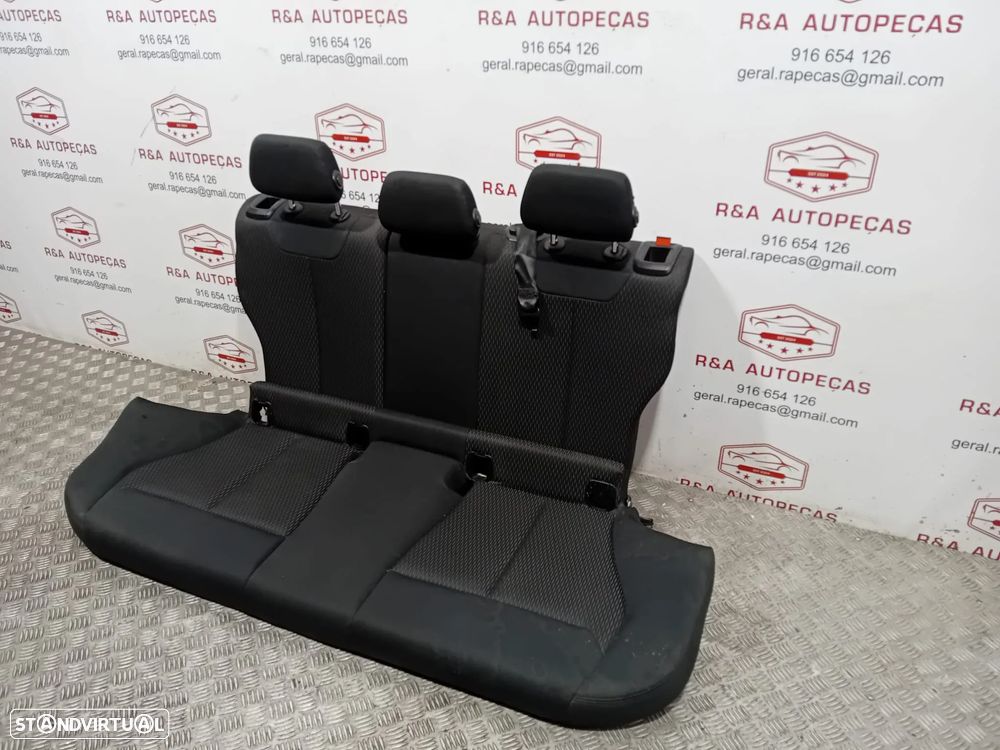 Conjunto Bancos Frente Frontais Trás Traseiros BMW Série 1 F20 Tecido Original - 5