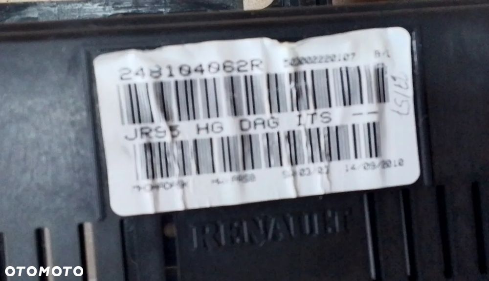 RENAULT GRAND SCENIC III LICZNIK RADIO NAVI 8200671152 - 3