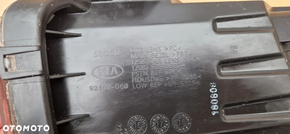 KIA PICANTO III 17- LAMPA PRAWA ZWYKŁA EUROPA ORYG - 8