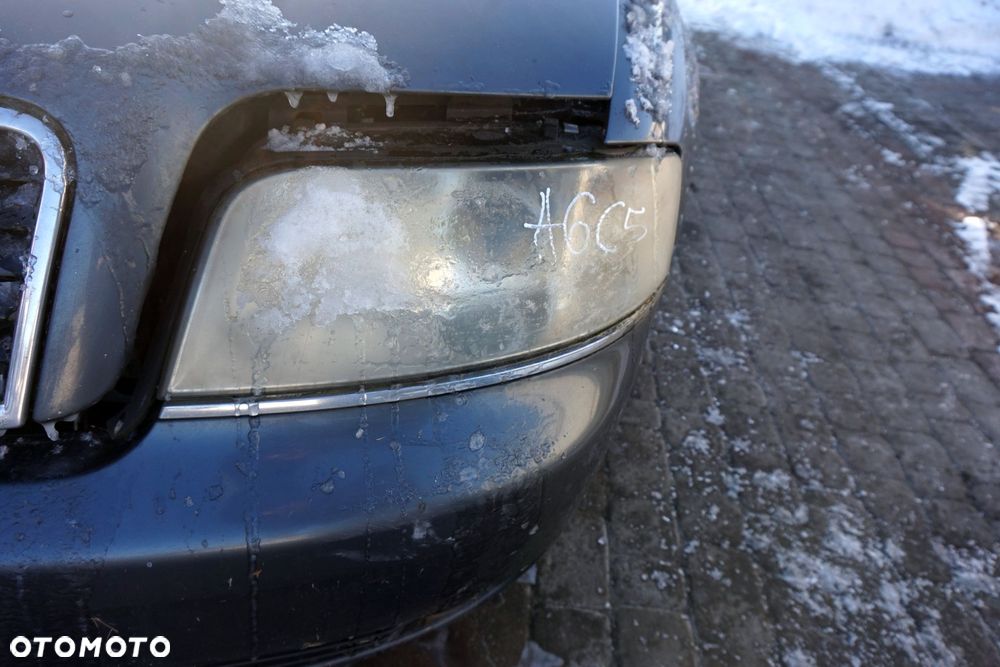 MASKA ZDERZAK BŁOTNIKI LAMPY A6 C5 LIFT LX7Z  AUDI 2001-2004 SZARY PRZÓD KOMPLETNY - 28
