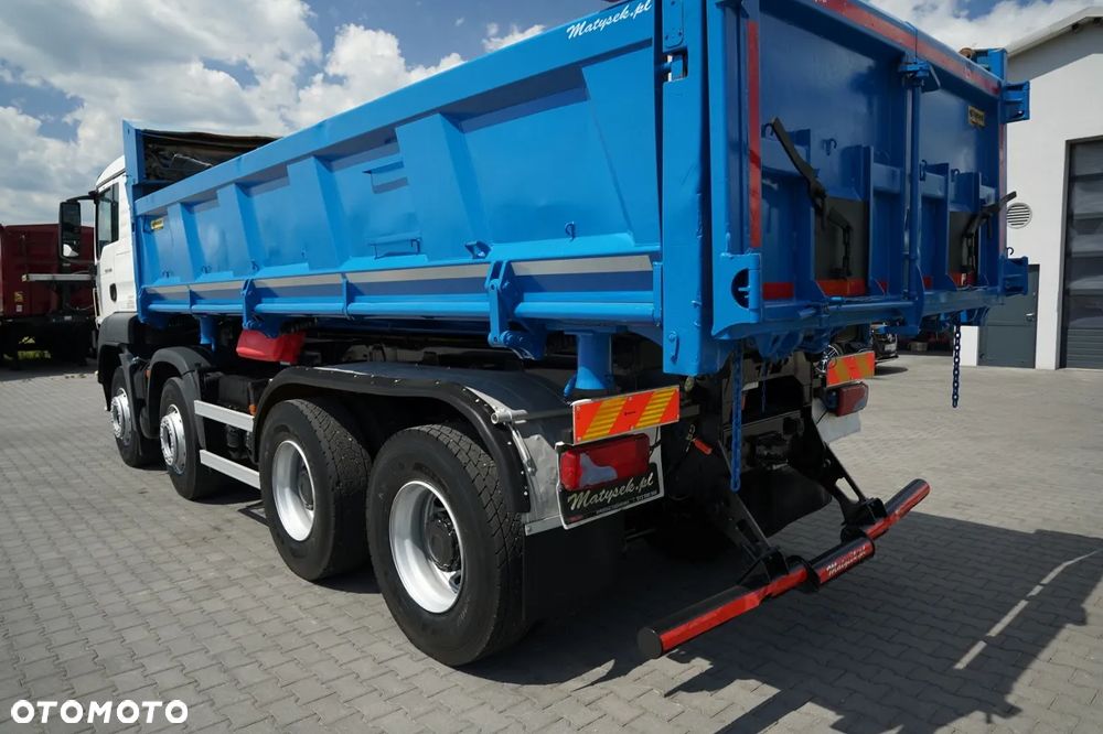 MAN TGS 35.360 / 8x4 / WYWROTKA 2 STRONNA  / HYDROBURTA / BORDMATIK / EURO 5 - 19