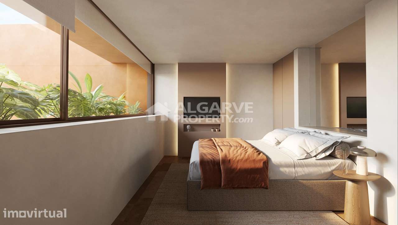 Apartamento de Luxo T1 com Vista Mar à Venda em Resort no Algarve - Grande imagem: 4/14