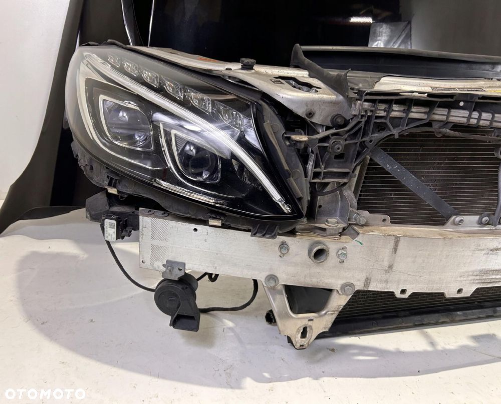 MERCEDES W205 AMG ZDERZAK BŁOTNIKI PAS LAMPY CHŁODNICE - 8