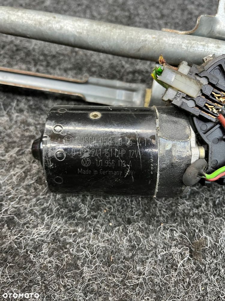 vw golf IV mechanizm silniczek wycieraczek przód 0390241151 1J1955113A - 6