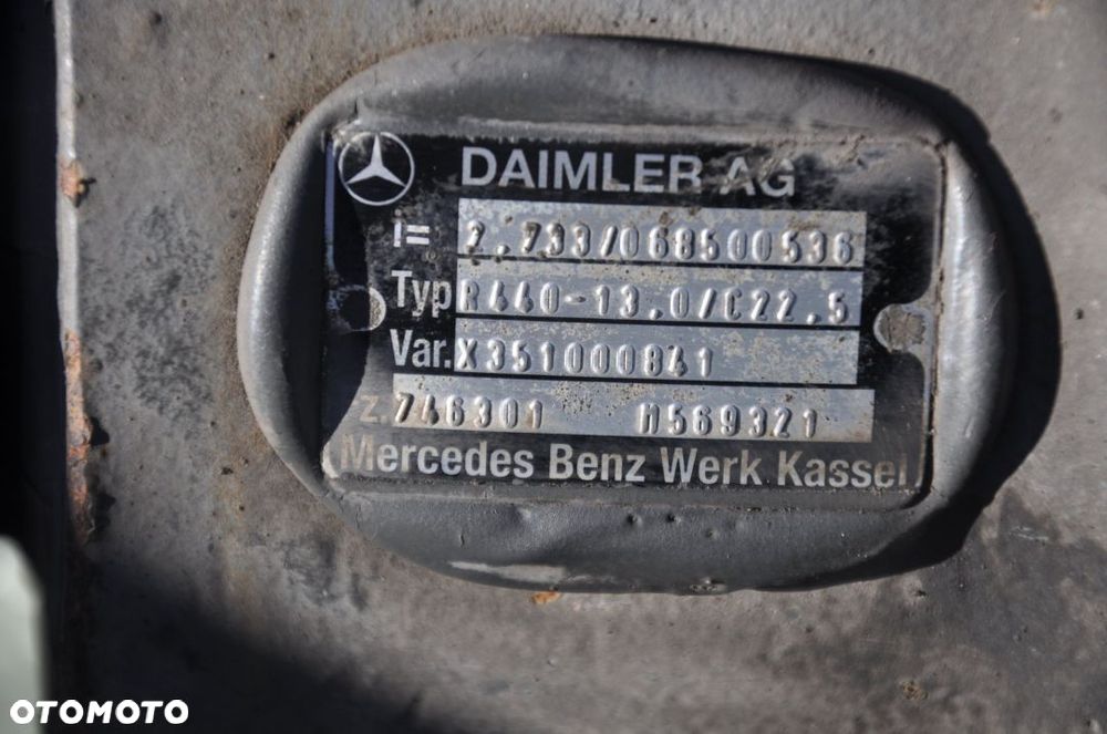 WKŁAD MOSTU/ GŁÓWKA ACTROS MP4 13R E5 NR M569321 - 3