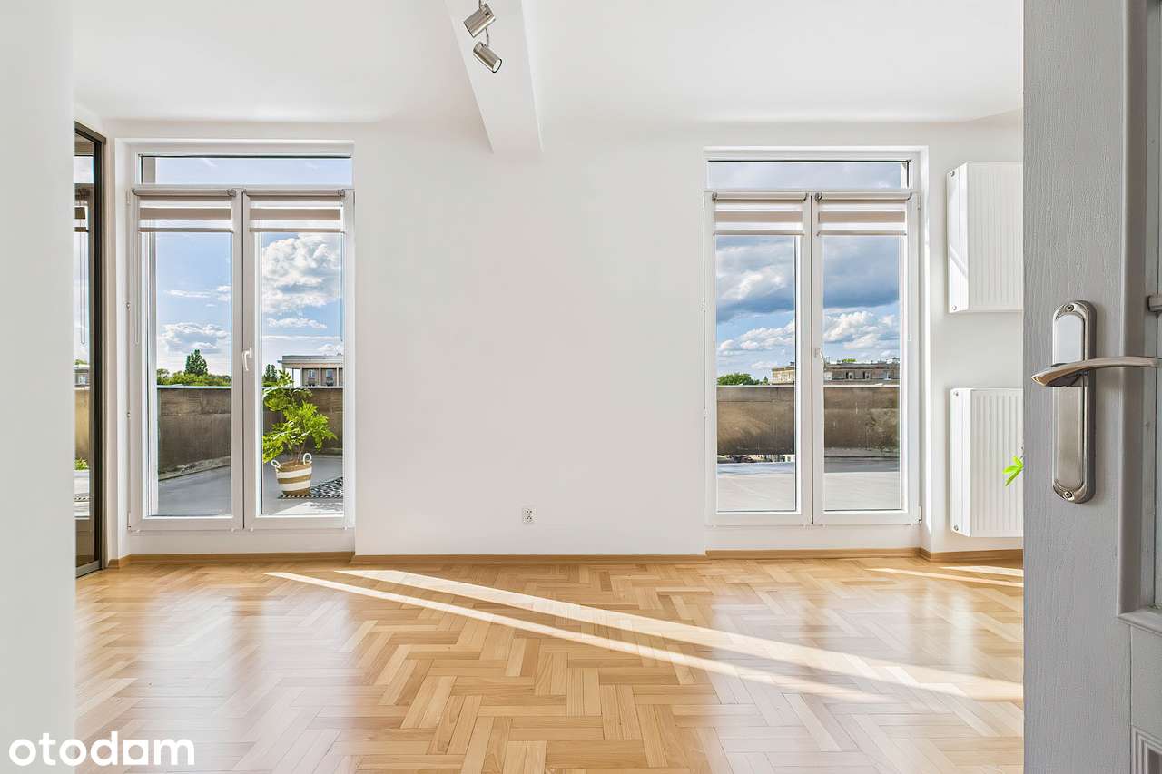 PRAGA Plac Hallera | 2 pokoje + kuchnia | Taras 75m2