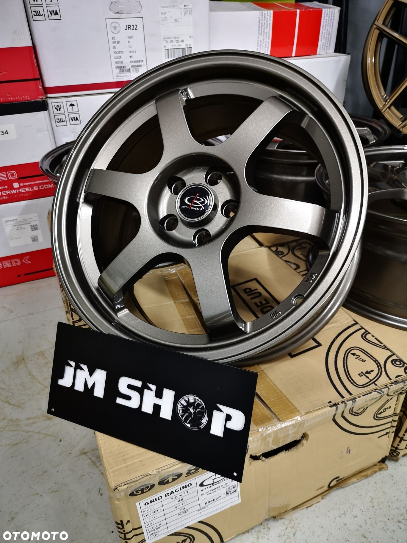 Felgi Rota Grid 17" 18" 5x100 Bronze Subaru BRZ Impreza - 6