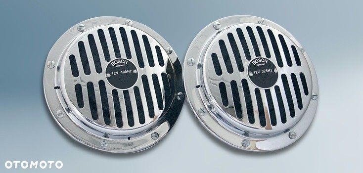 NOWE CHROMOWANE ZABYTKOWE KLAKSONY MERCEDES W115 - 1