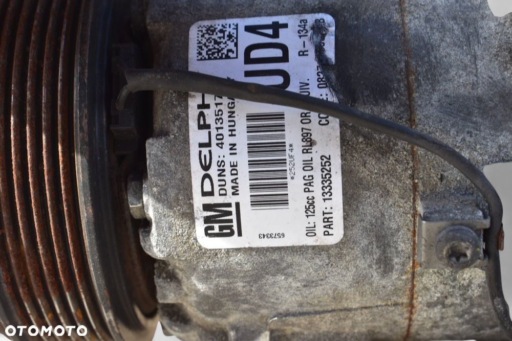 Sprężarka Klimatyzacji OPEL ASTRA J INSIGNIA A ZAFIRA C 2.0 CDTI 13335252 - 3