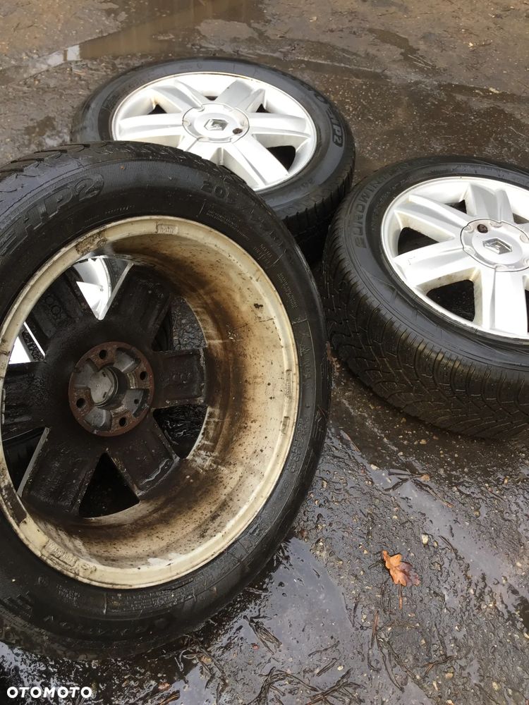 ALUFELGI 5x Koła RENAULT 16' 205/55 - Megane II - opony zimowe - 5