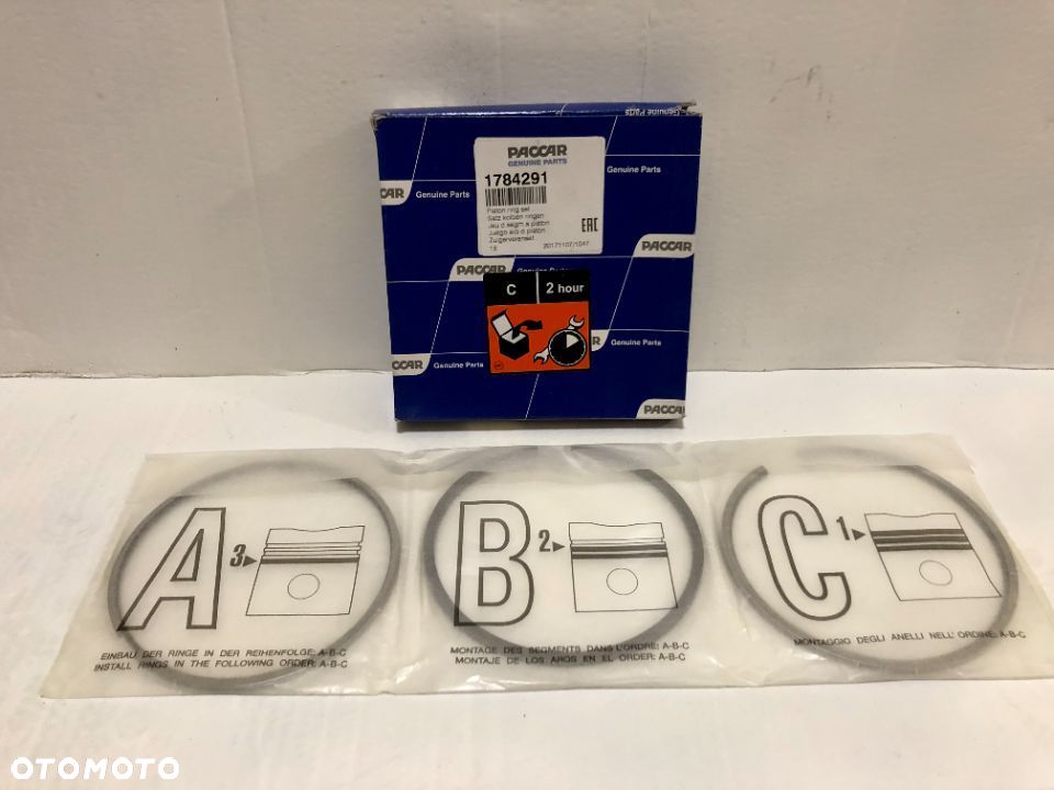 ZESTAW PIERŚCIENI TŁOKOWYCH DAF XF 105 MX 13 - 1