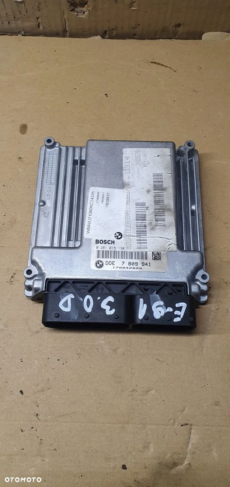 Komputer sterownik silnika BMW 3 E91 3.0D 7809941 - 1
